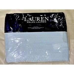 Ralph Lauren Spencer Matelasse one KING Sham Blue Cornflower bedding NEW